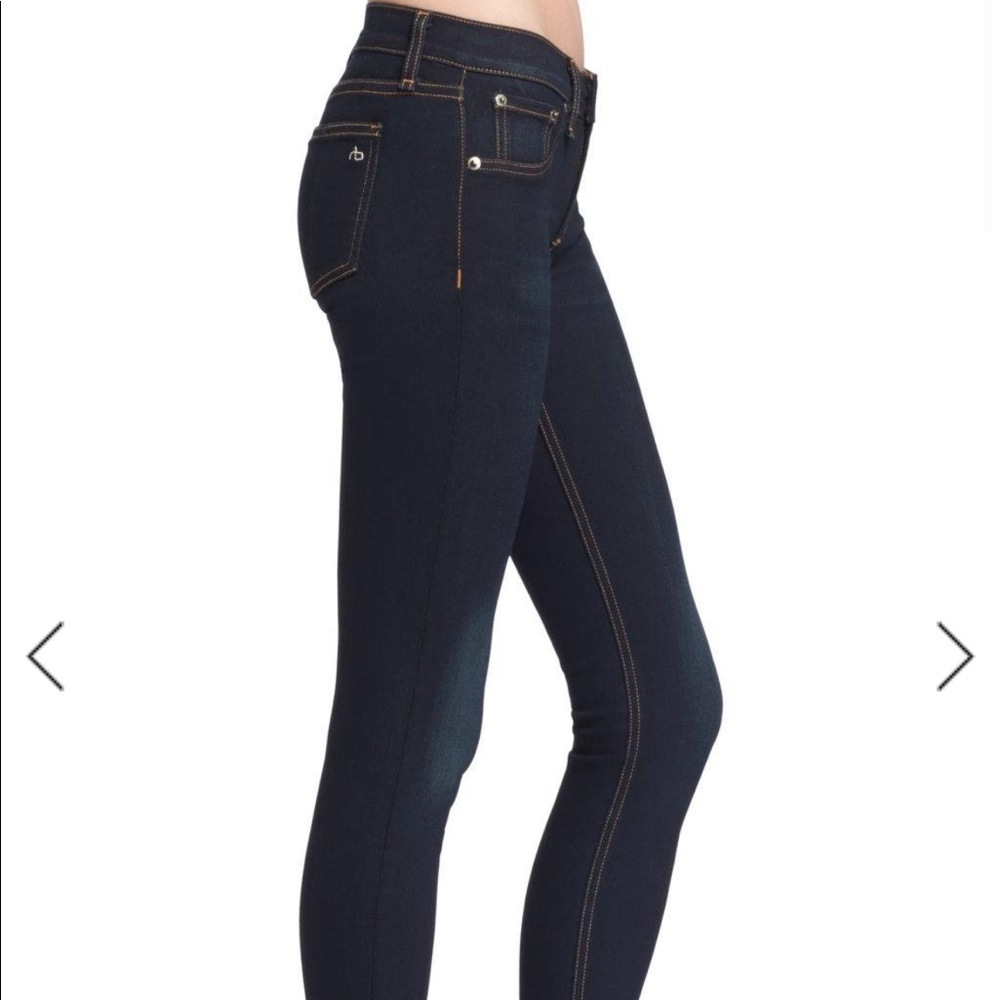 Rag & bone skinny jeans dark wash